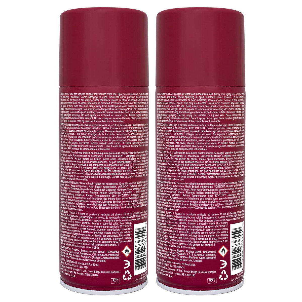 Nail Enamel Dryer Finishing Spray 2-Pack 7.5 fl oz B8717
