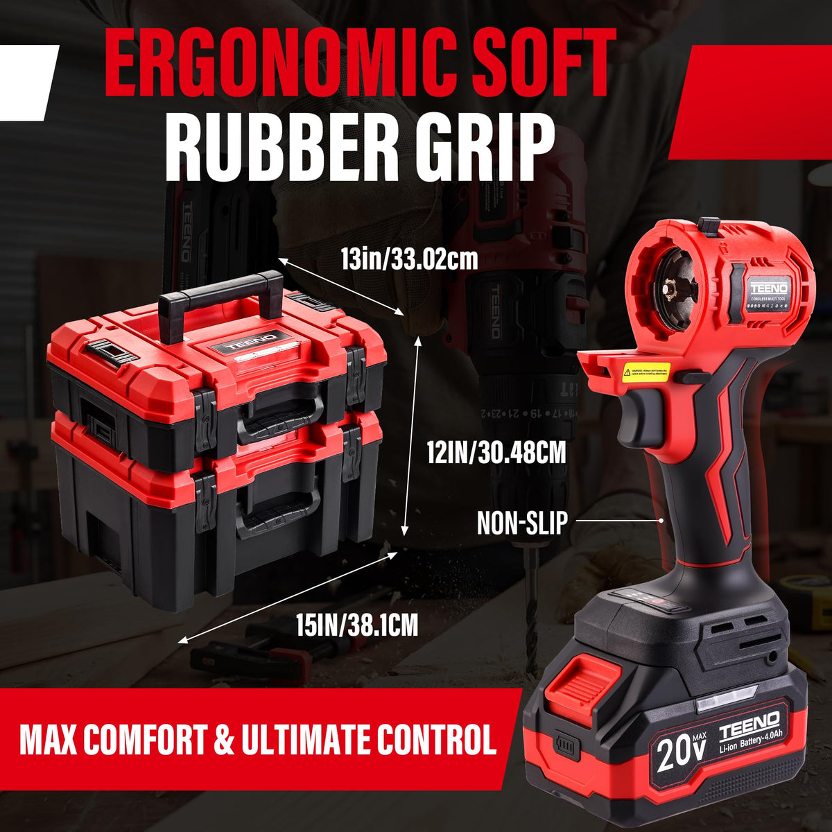 Cordless Brushless 9-in-1 Power Tool Combo Kit F9225