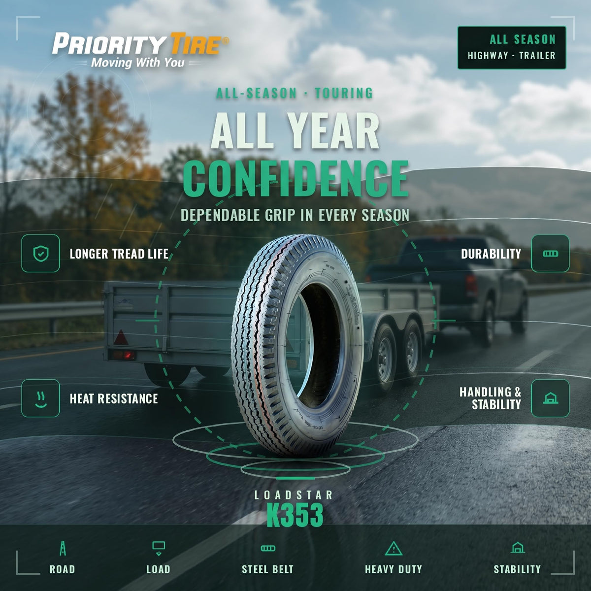 5.30X12" Trailer Tire Z84717