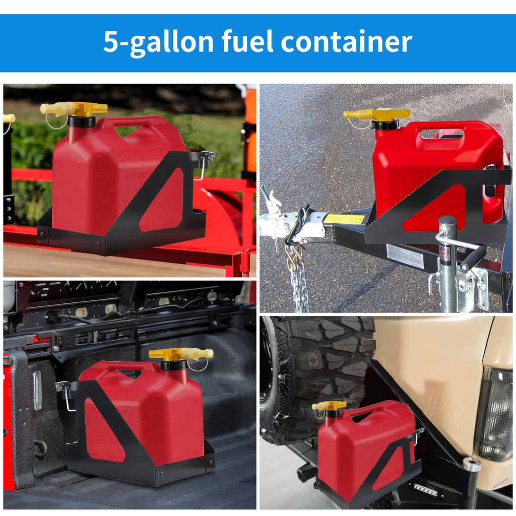 5 Gallon Gas Can Holder with Anti-Theft Lock R343