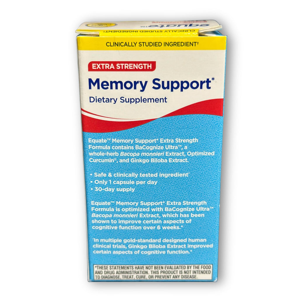 Bacopa Ginkgo Turmeric Vitamin D Capsules 30 Count O527884