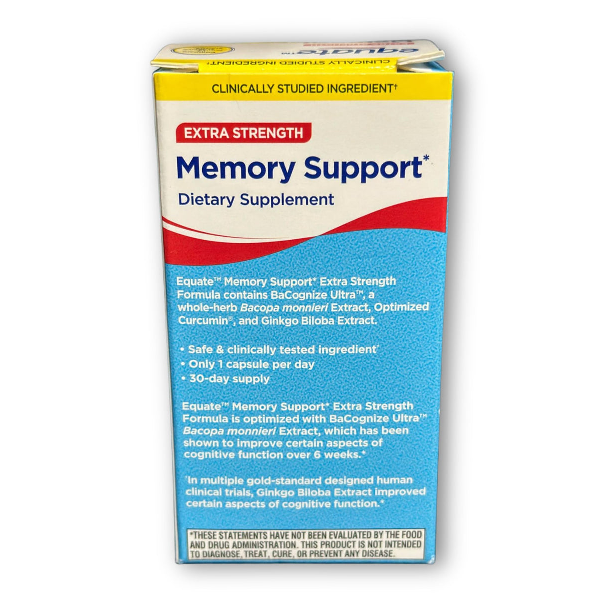 Bacopa Ginkgo Turmeric Vitamin D Capsules 30 Count O527884