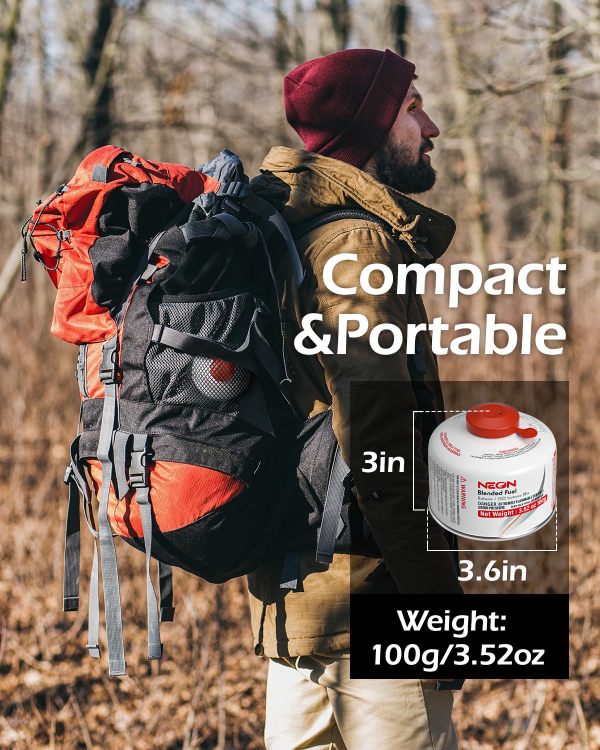 Isobutane Fuel Canister 100g Y44952