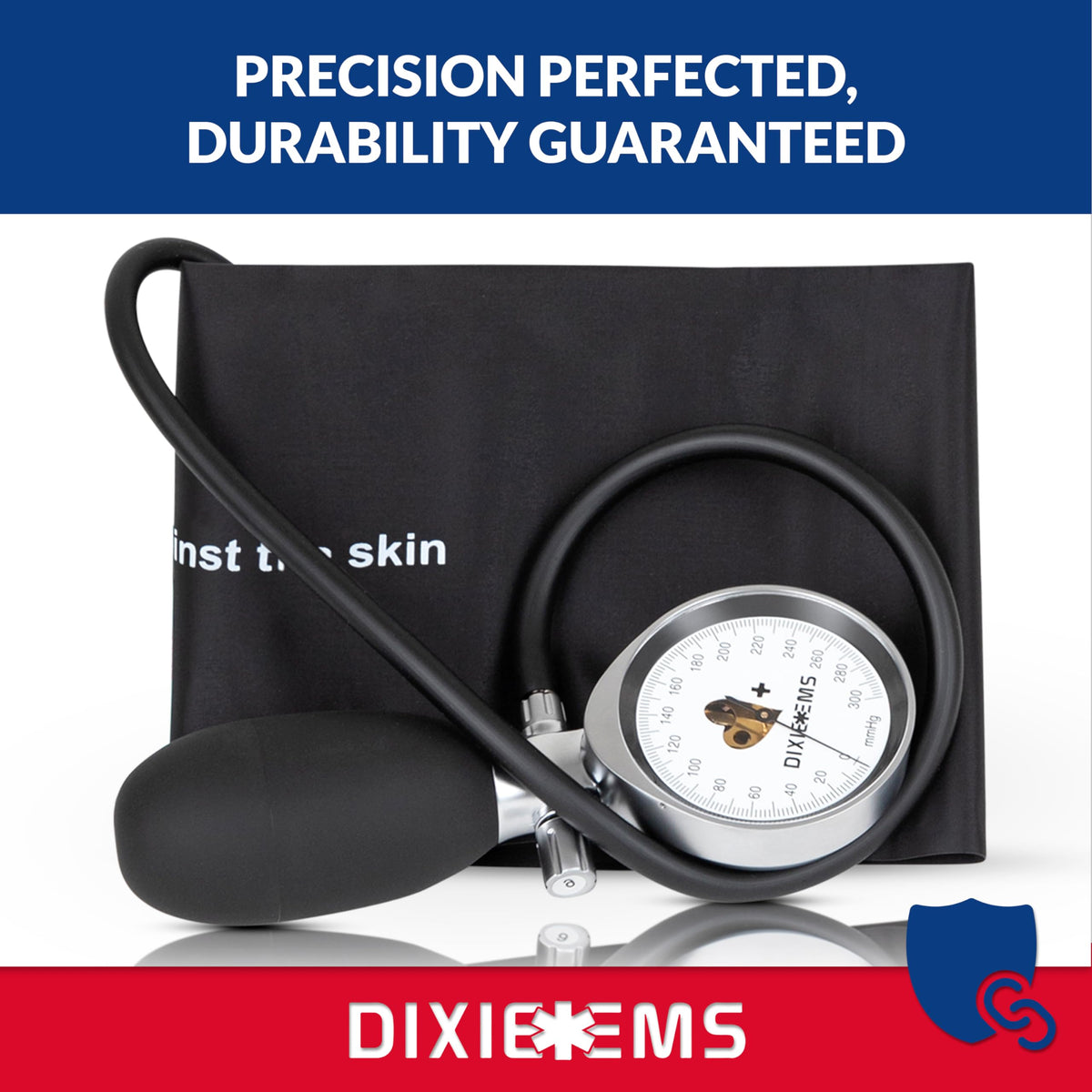 Black Aneroid Sphygmomanometer Blood Pressure Cuff J5624