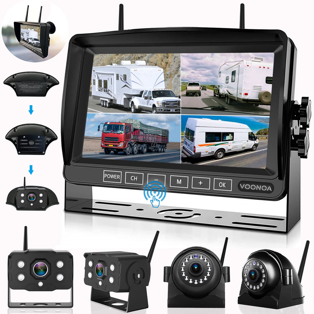 1080P Wireless RV Camera System with 7 Inch HD Monitor P897120