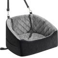 Dog Car Seat for Small Dogs Up to 30 Lbs, Grey-Black B809