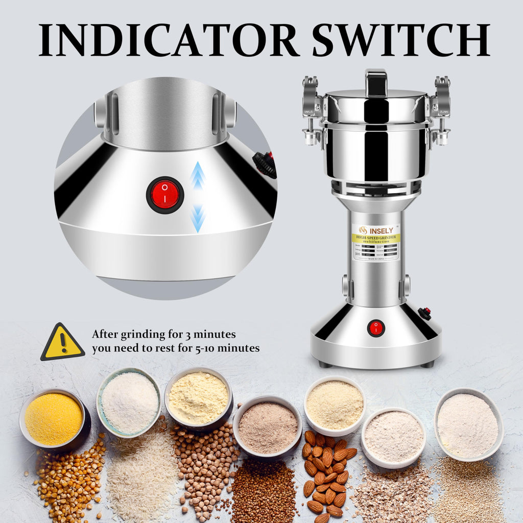 150g Electric Stainless Steel Grain Mill S359039