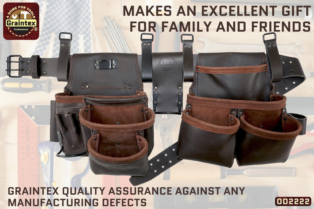 13 Pocket Leather Tool Belt L5366