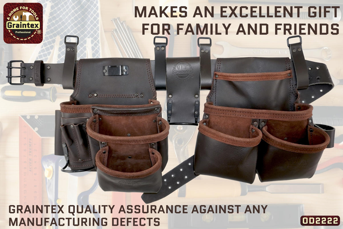 13 Pocket Leather Tool Belt L5366