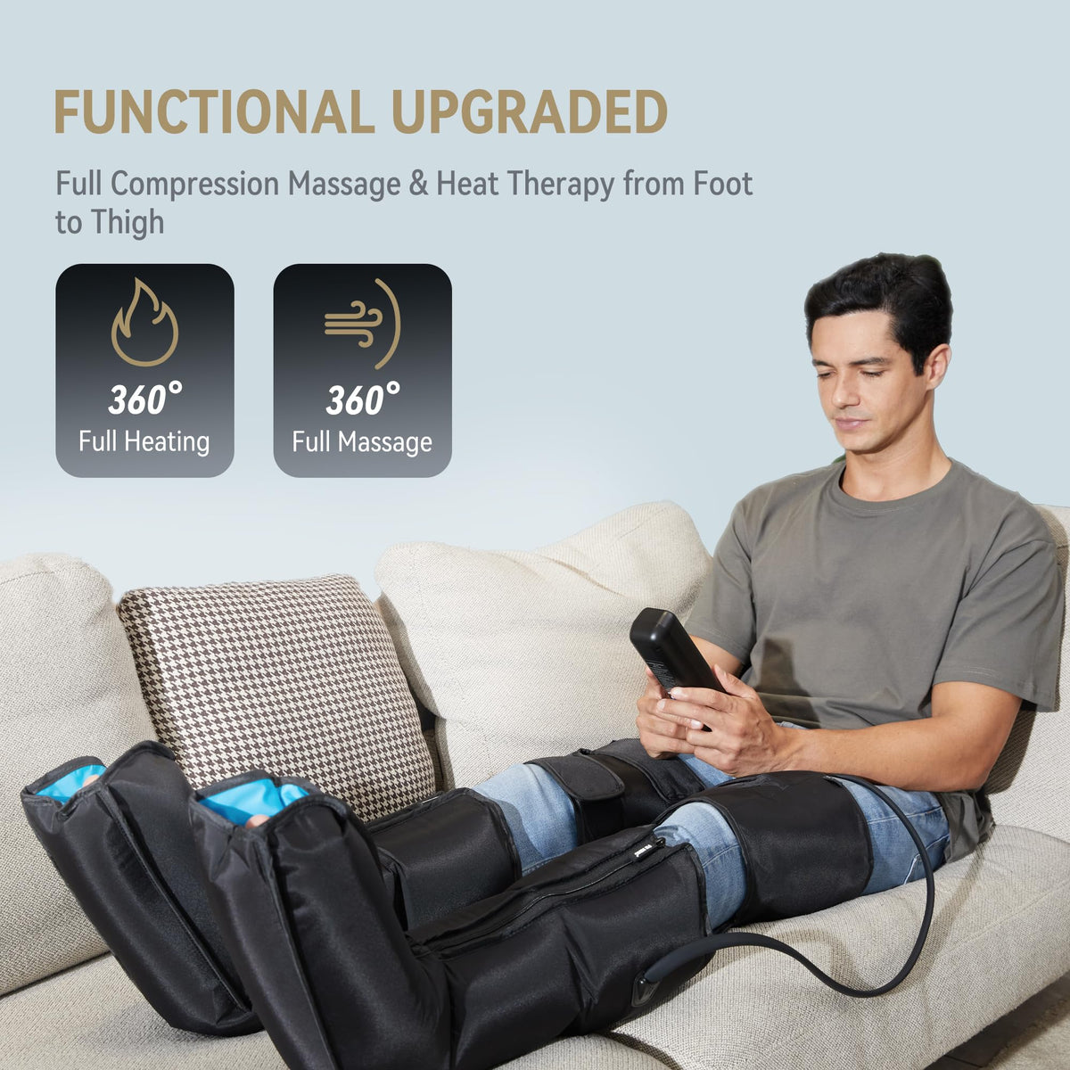 Leg Compression Massager with Heat G82234