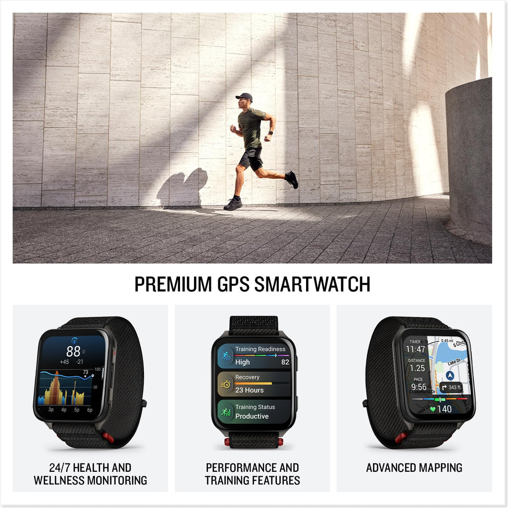 Black 51mm Smartwatch N212
