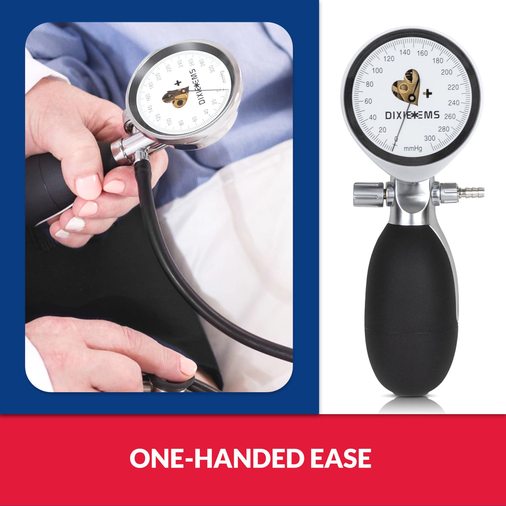Black Aneroid Sphygmomanometer Blood Pressure Cuff J5624