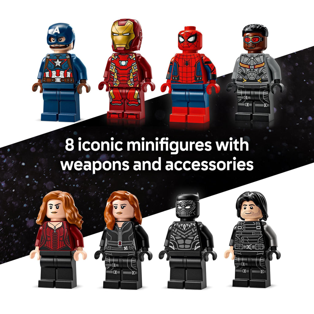 Captain America Civil War Building Toy Set with 8 Minifigures O483856