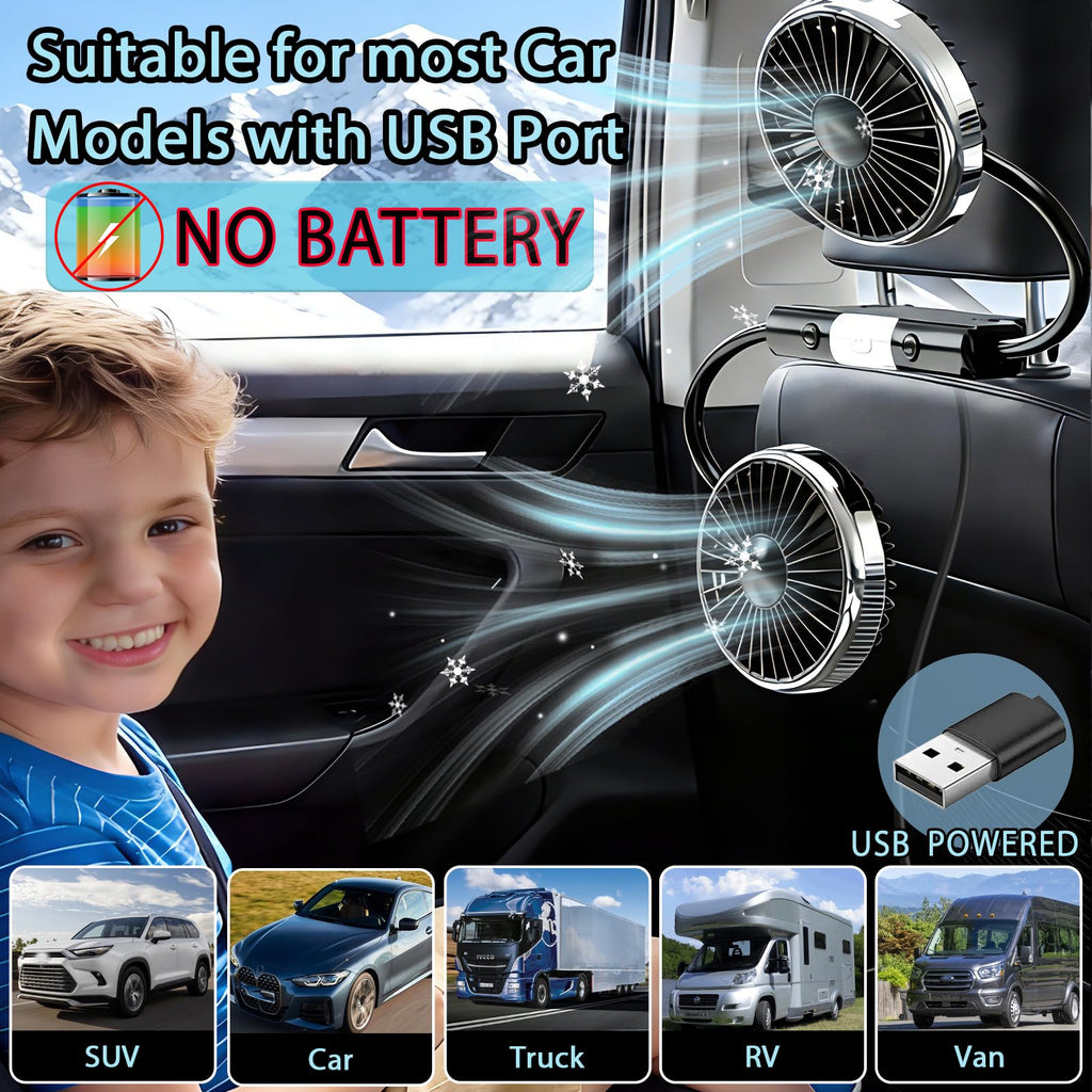 Car Backseat Fans Q650439