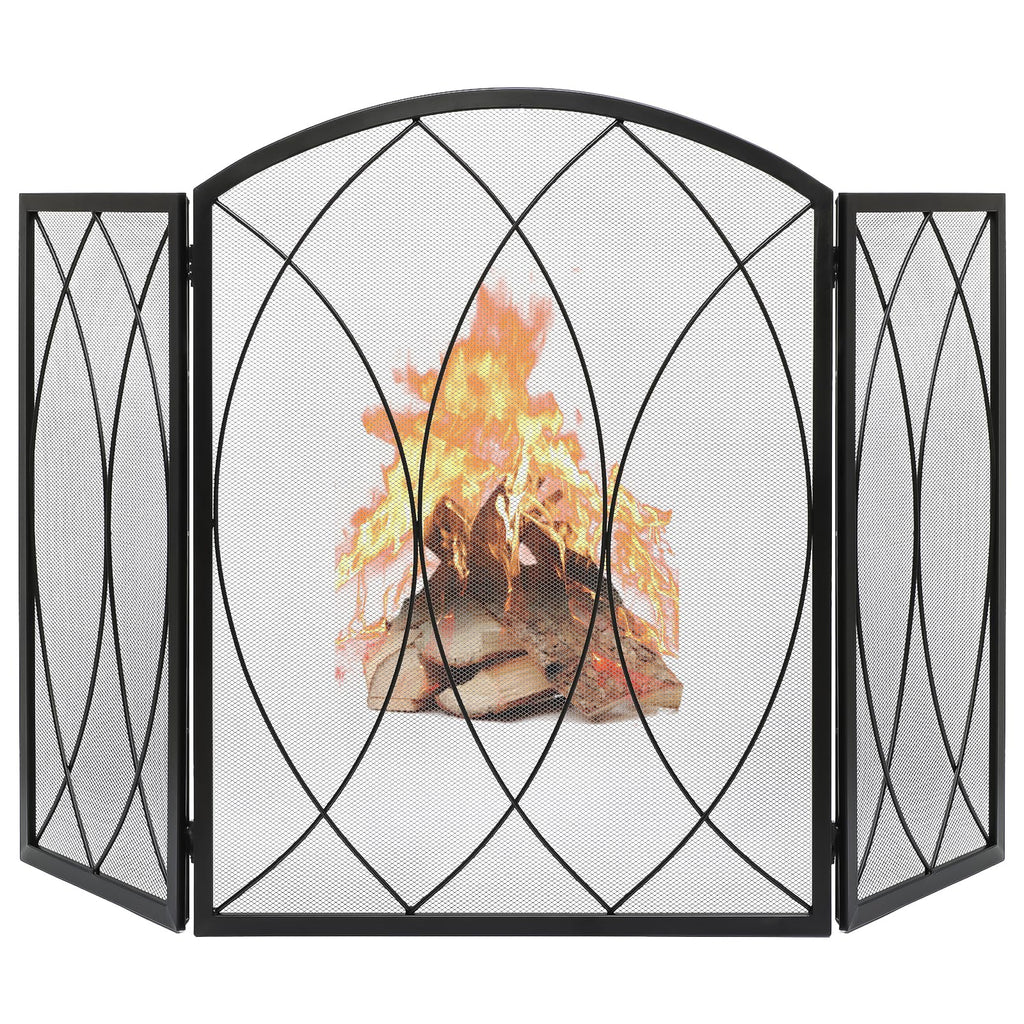 Wrought Iron Fireplace Screen Z464