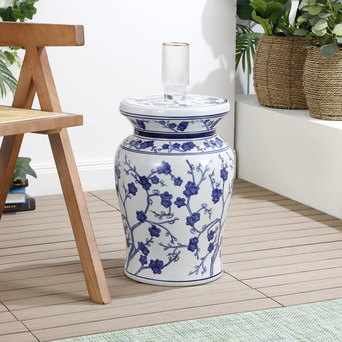 Ceramic Garden Stool Side Table N39170