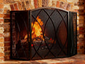 Wrought Iron Fireplace Screen Z464